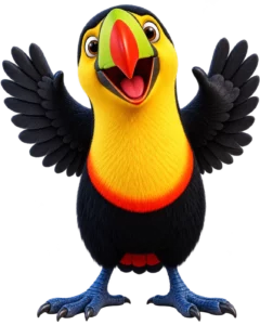 Mascotte toucan
